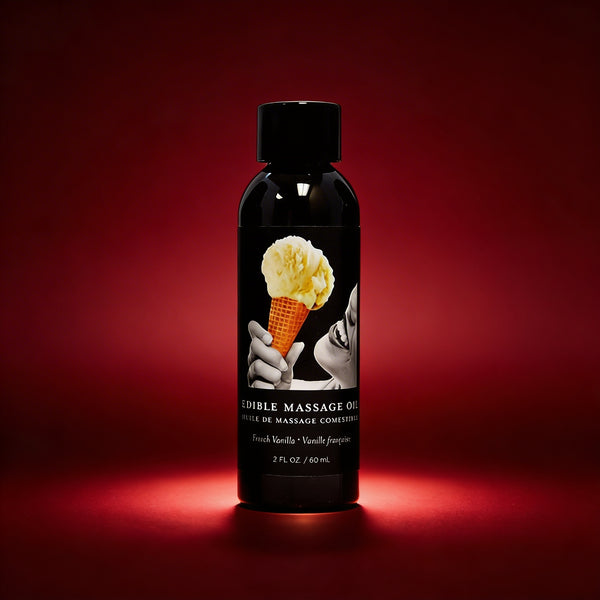 Earthly Body Edible Massage Oil Vanilla 2oz