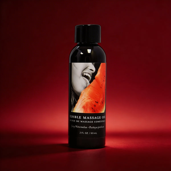 Earthly Body Edible Massage Oil Watermelon 2oz.