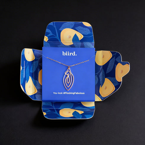 Biird Vulvii Vulva Necklace Rose Gold