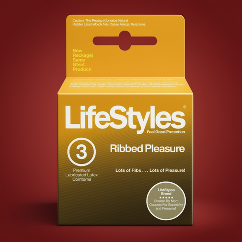LifeStyles Ultra Ribbed Condoms (3 pack)