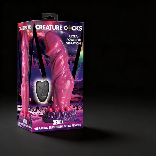 Creature Cocks Xenox Vibrating Silicone Dildo with Remote