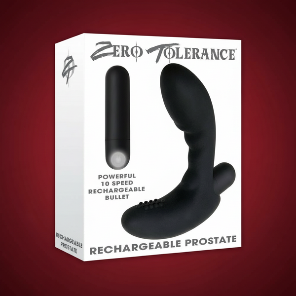 Zero Tolerance Eternal P-Spot Rechargeable Vibrating Prostate Massager Black
