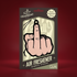 Wood Rocket Air Freshener Middle Finger Peach