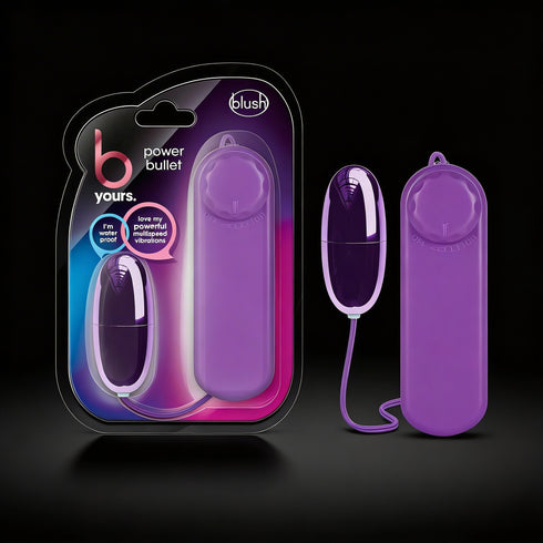 B Yours Power Bullet Remote-Controlled Egg Vibrator Purple