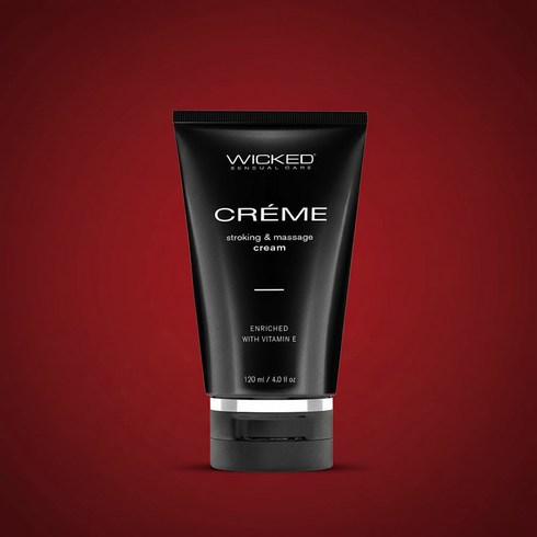 Wicked Creme Stroking and Massage Cream 4 oz.