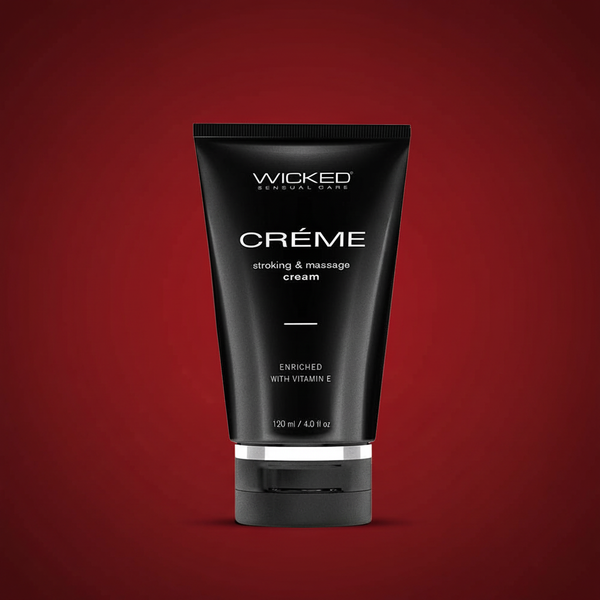 Wicked Creme Stroking and Massage Cream 4 oz.