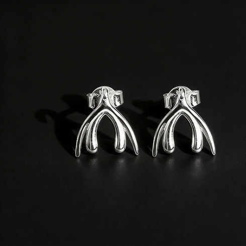 Biird Clit Earrings Silver