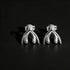 Biird Clit Earrings Silver