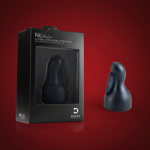 Doxy 3 Silicone Clitoral Wand Attachment Navy