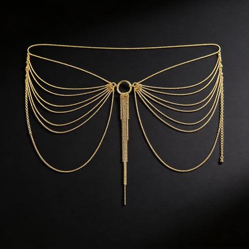 Bijoux Indiscrets Magnifique Chain Waist Jewelry Gold