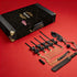 Temptasia Safe Word 10-Piece Bondage Kit with Suitcase Black