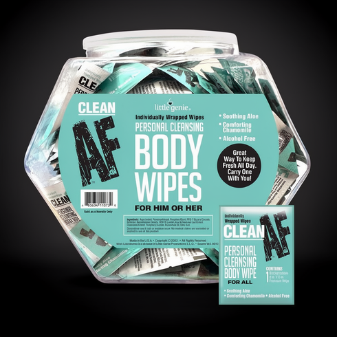 Clean AF Personal Cleansing Body Wipes
