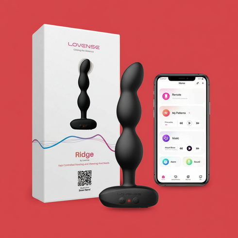 Lovense Ridge Vibrating and Rotating Anal Beads