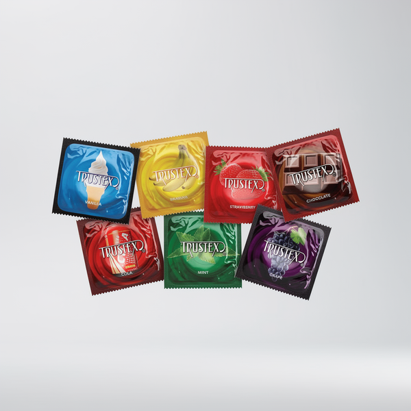 Trustex Flavored Condom (Assorted/144 Per Display)