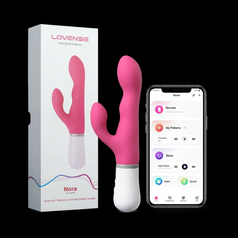 Lovense Nora Bluetooth Remote-Controlled Long-Distance Rabbit Vibrator