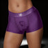Ouch! Vibrating Strap-on Boxer Purple
