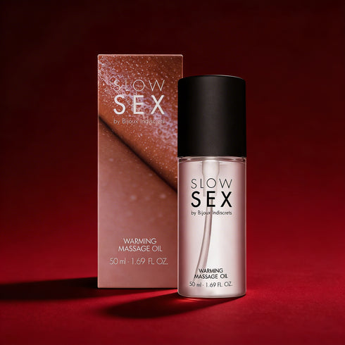 Bijoux Indiscrets Slow Sex Warming Massage Oil 1.69 oz.