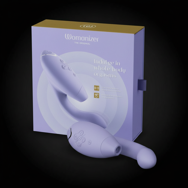 Womanizer Duo 2 Rechargeable Dual Stimulation Pleasure Air and G-Spot Vibrator