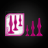 Luxe 3-Piece Silicone Beginner Plug Kit