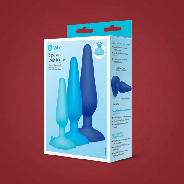 b-Vibe 3-Piece Anal Plug Training Kit