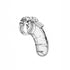 Shots ManCage Model 03 Adjustable 4.5 in. Chastity Cock Cage Clear