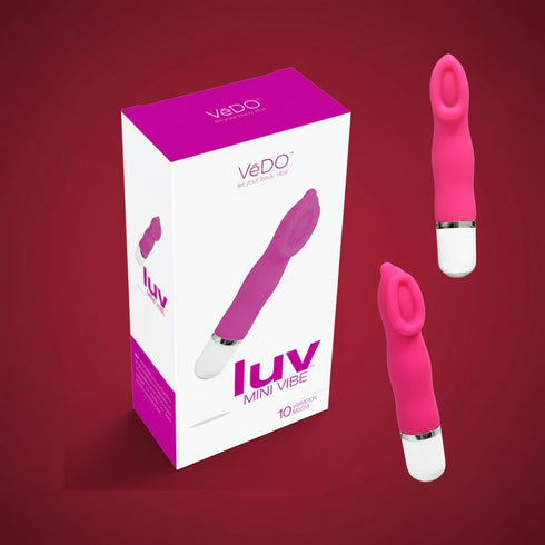 VeDO Luv Mini Vibe Hot In Bed Pink
