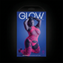 Fantasy Lingerie Glow Captivating High Neck Halter Bodystocking & G-String Set Neon Pink Queen Size