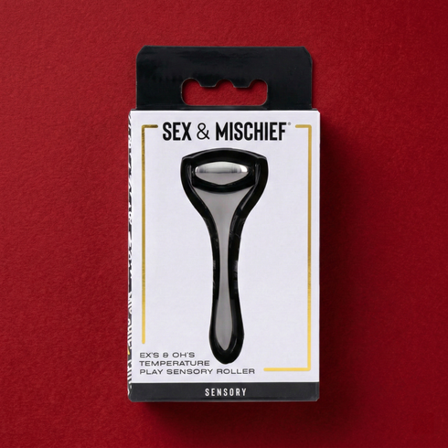Sportsheets Sex & Mischief Ex's & Oh's Temperature Play Sensory Roller