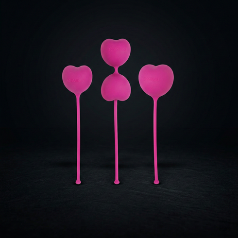 OhMiBod LoveLife Flex Kegel Exerciser 3-Piece Set Pink