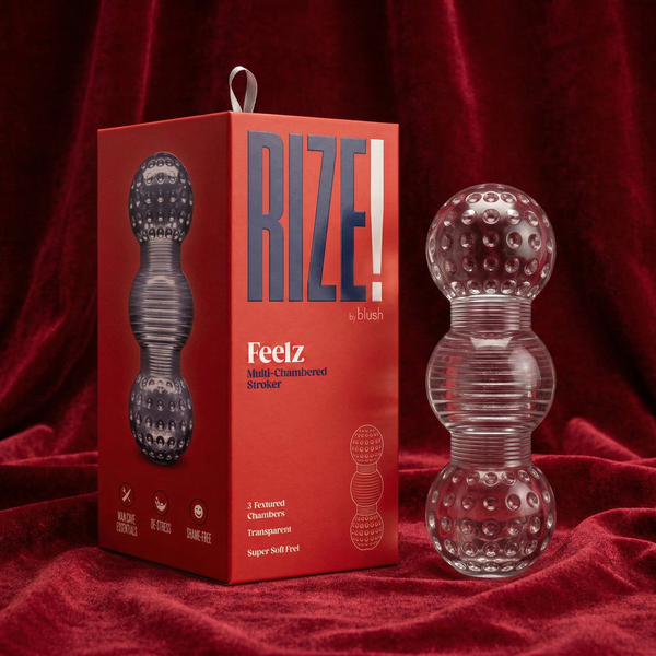 RIZE! Feelz Multi-Chambered Stroker Clear