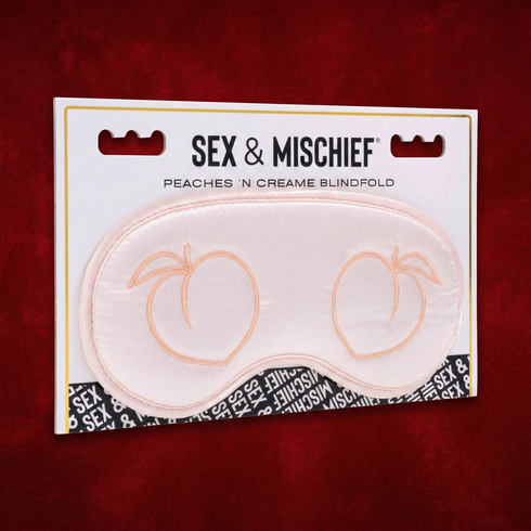 Sportsheets Sex & Mischief Peaches 'n CreaMe Blindfold