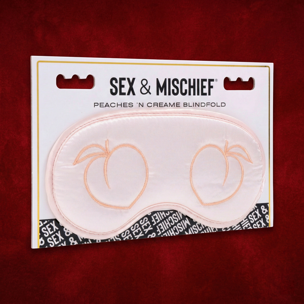 Sportsheets Sex & Mischief Peaches 'n CreaMe Blindfold