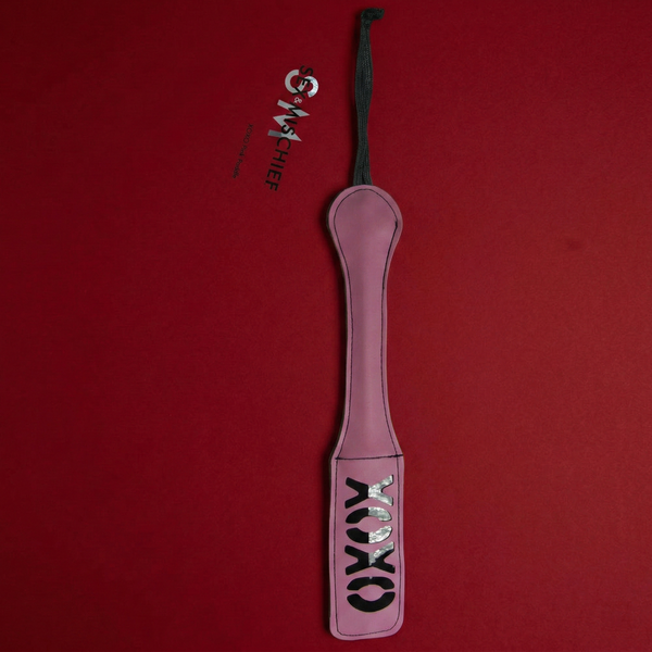 Sportsheets Sex & Mischief 'XOXO' Impression Paddle Pink