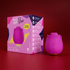 ROMP Rose Rechargeable Silicone Pleasure Air Clitoral Vibrator Pink