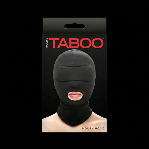 Hustler Taboo Mouth Hood Black