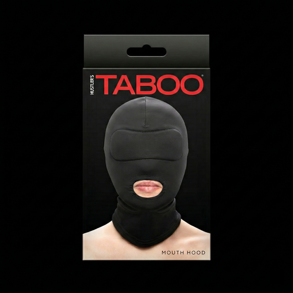 Hustler Taboo Mouth Hood Black