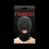 Hustler Taboo Mouth Hood Black