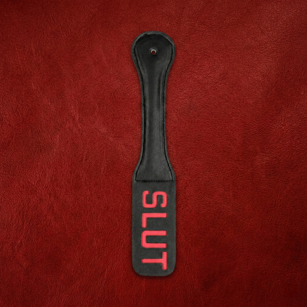 Ouch! 'Slut' Paddle Black