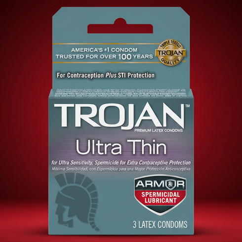 Trojan Ultra Thin Armor (Spermicidal) 3pk