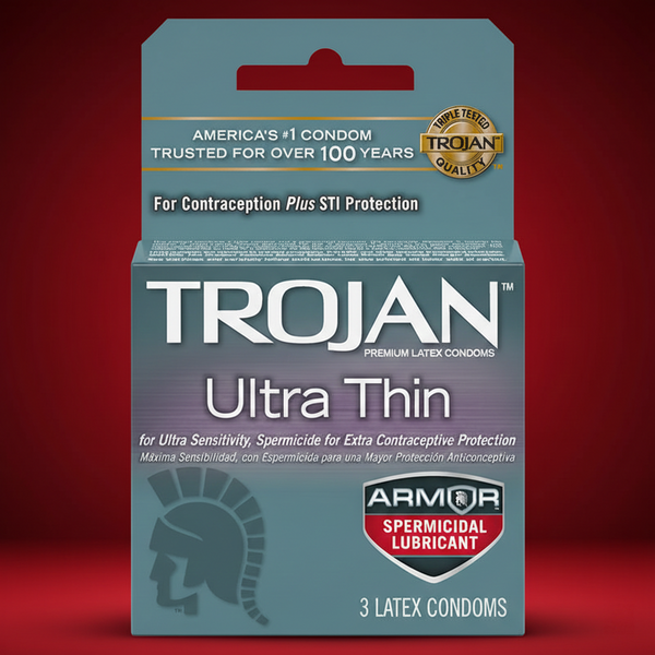 Trojan Ultra Thin Armor (Spermicidal) 3pk