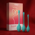 Honey Play Box Bluebell Floral Weighted Kegel Ball 3-Piece Set