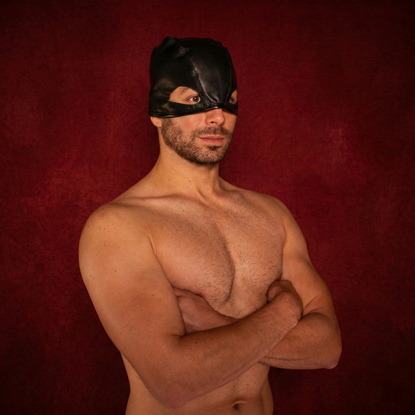 Prowler RED Leather Executioners Hood