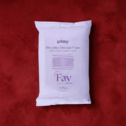 Personal Fav Play Flushable Intimate Wipes 10-Pack