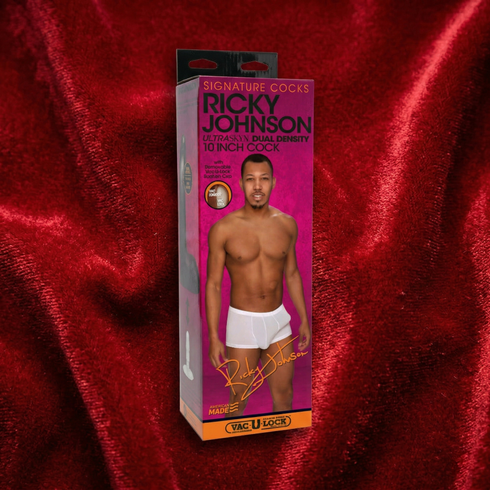 Signature Cocks Ricky Johnson 10-Inch ULTRASKYN Cock with Removable Vac-U-Lock Suction Cup