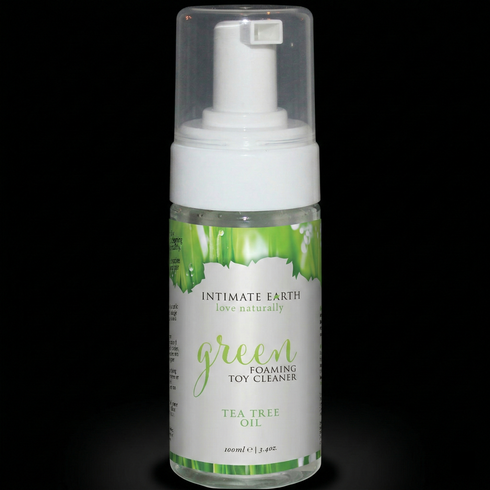 Intimate Earth Green Foaming Toy Cleaner with Tea Tree Oil 3.4 oz.