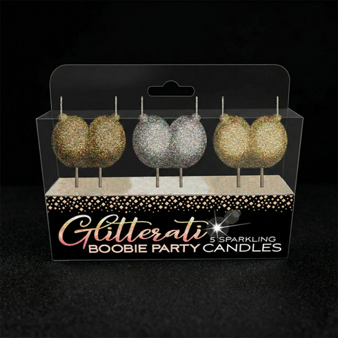 Glitterati Boobie Party Candles 3-Pack
