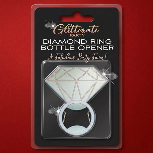 Glitterati Party Diamond Ring Bottle Opener