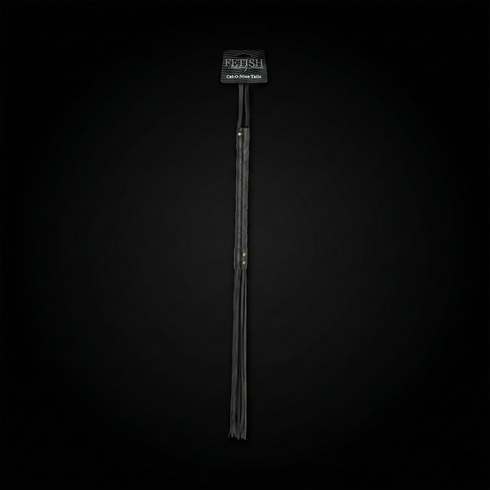 Fetish Fantasy Series Limited Edition Cat-O-Nine Tails Flogger Black