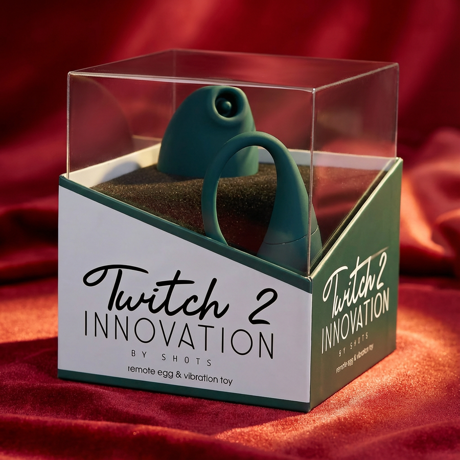 Twitch 2 Rechargeable Suction and Flapping Vibrator with Remote Control Vibrating Egg