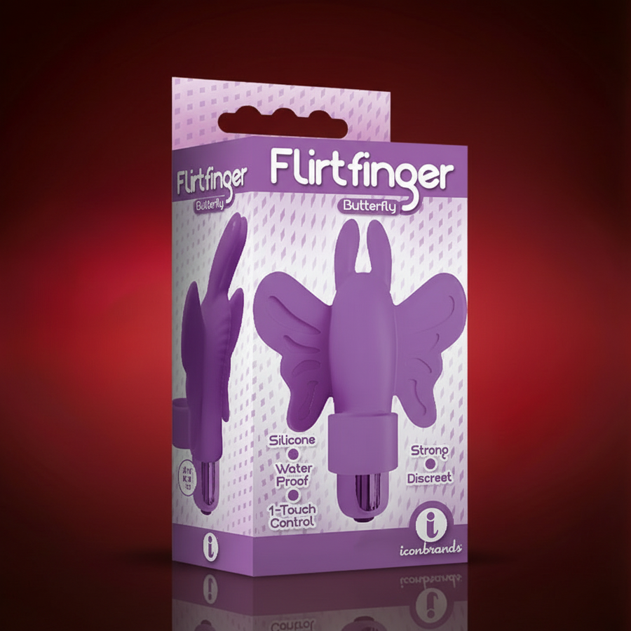 The 9's Flirt finger Butterfly Finger Vibrator